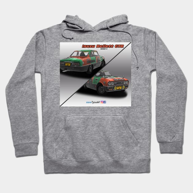 Isuzu Bellett GTR Group 2 (53) Hoodie by PjesusArt